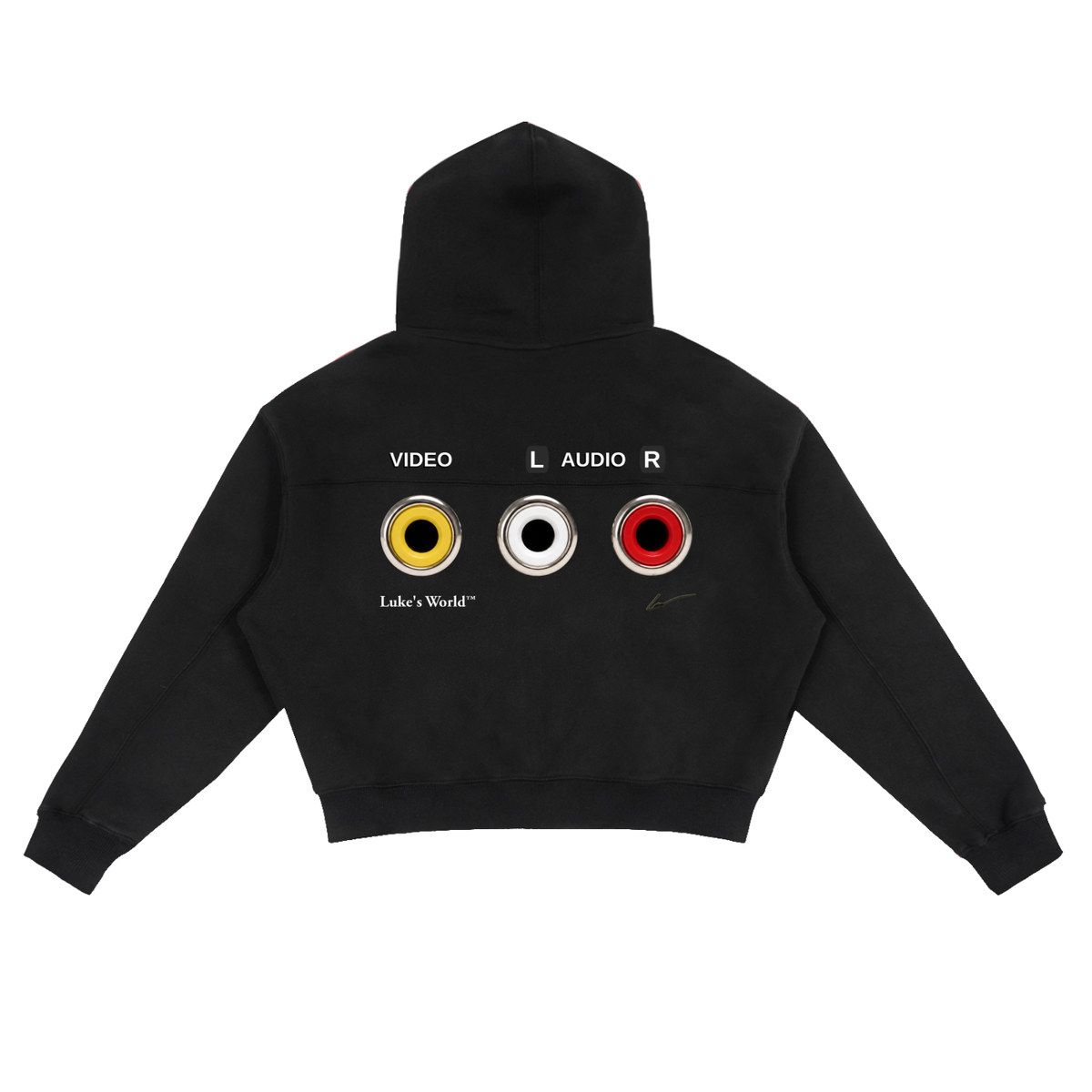 LUKE'S INPUT CROP HOODIE