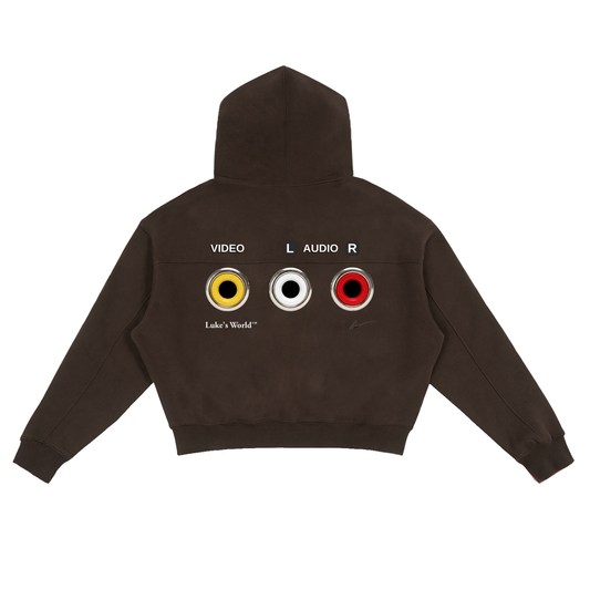LUKE'S INPUT CROP HOODIE