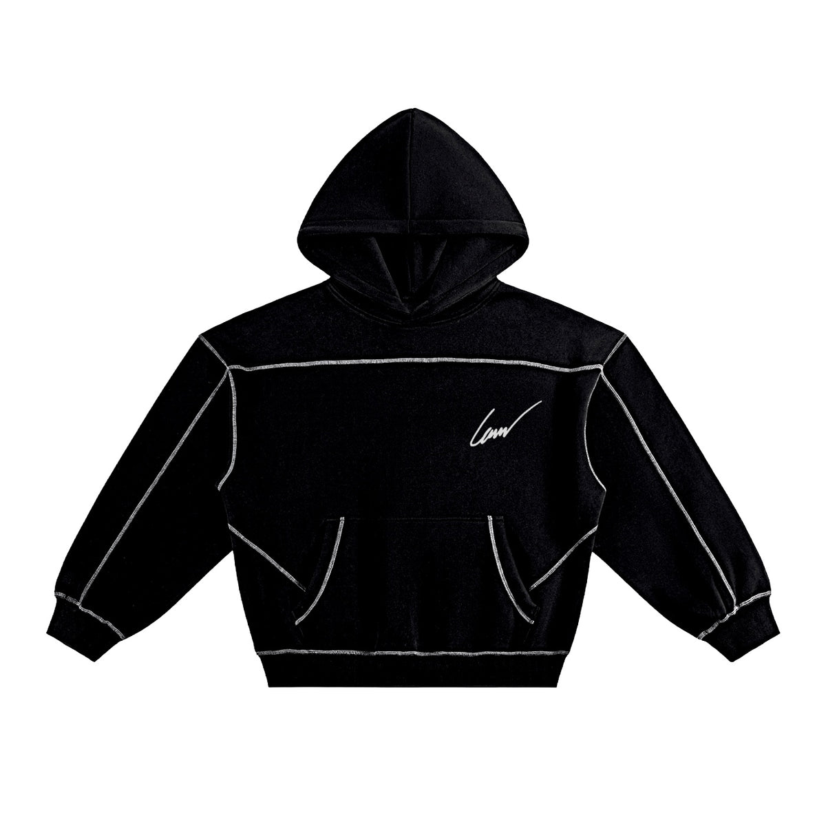 LUKES SIGNATURE PANEL HOODIE