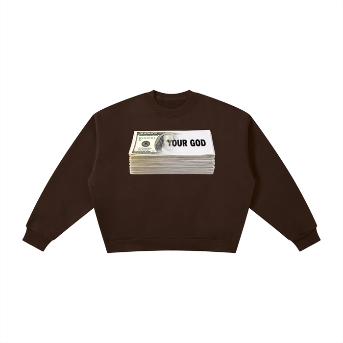 PRINTED MONEY SWEATER