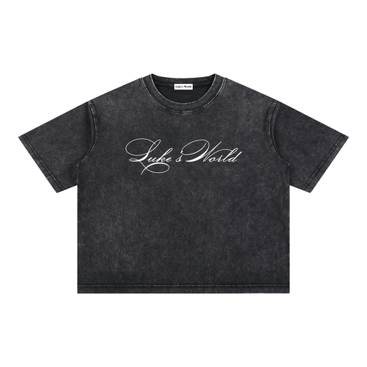 OVERSIZED LUKE'S WORLD MINERAL TEE
