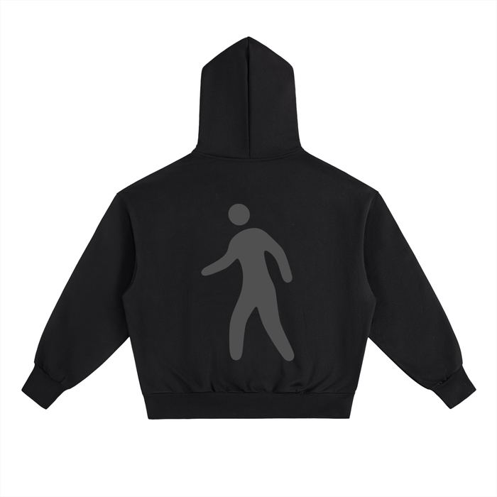 HUMAN BOXY HOODIE
